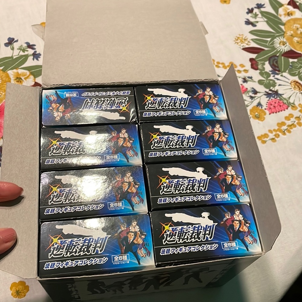 Box of unopened Anime characters